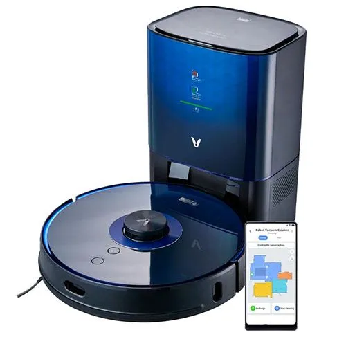 Robot hút bụi lau nhà Viomi Alpha S9 UV – Black - AKIA Smart Home