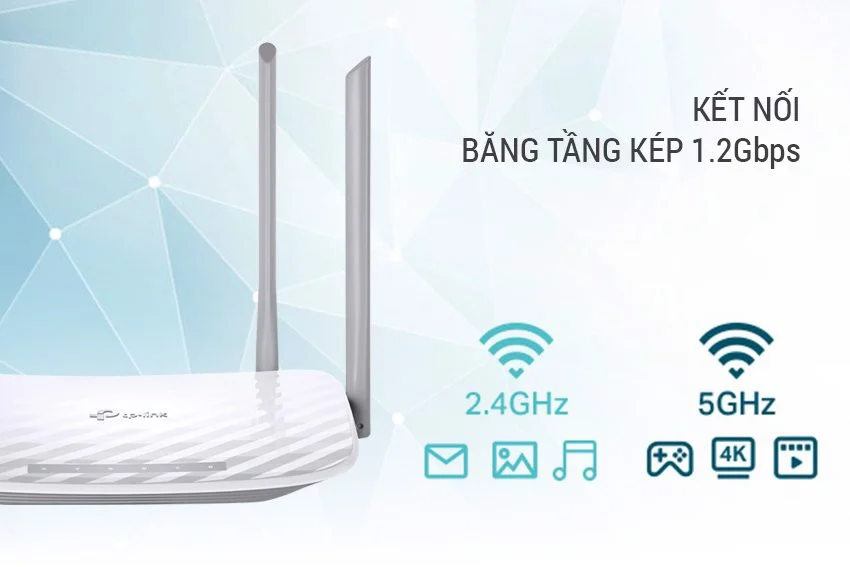 Router Wifi Băng Tần Kép Ac1200 Tp-Link Archer C50 - Cung Cấp Thiết Bị Điện  Nhà Thông Minh - Akia Smart Home