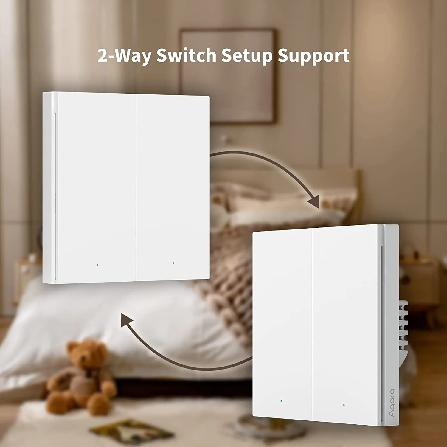 Công tắc ngữ cảnh Aqara H1 2 nút WRS-R02 - AKIA Smart Home