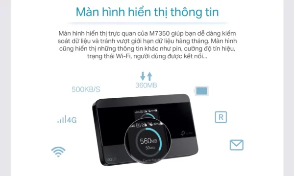 Bộ Phát Wifi Di Động 4G Lte Tp-Link M7350