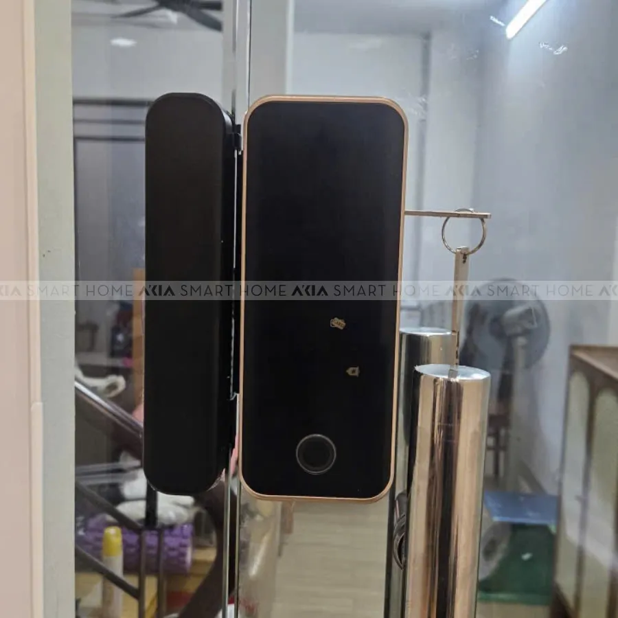 Khóa Vân Tay Cửa Kính Akia G08