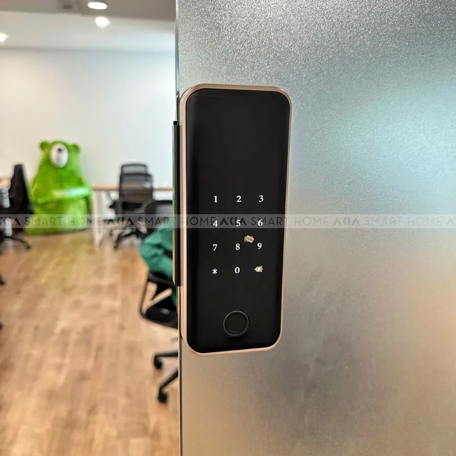 Khóa Vân Tay Cửa Kính Akia G08