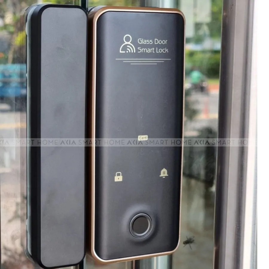 Khóa Vân Tay Cửa Kính Akia G08