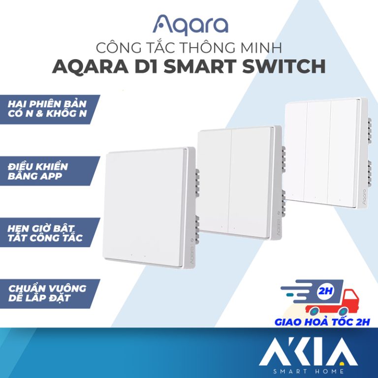 Công Tắc Điện Thông Minh Aqara D1 Smart Switch