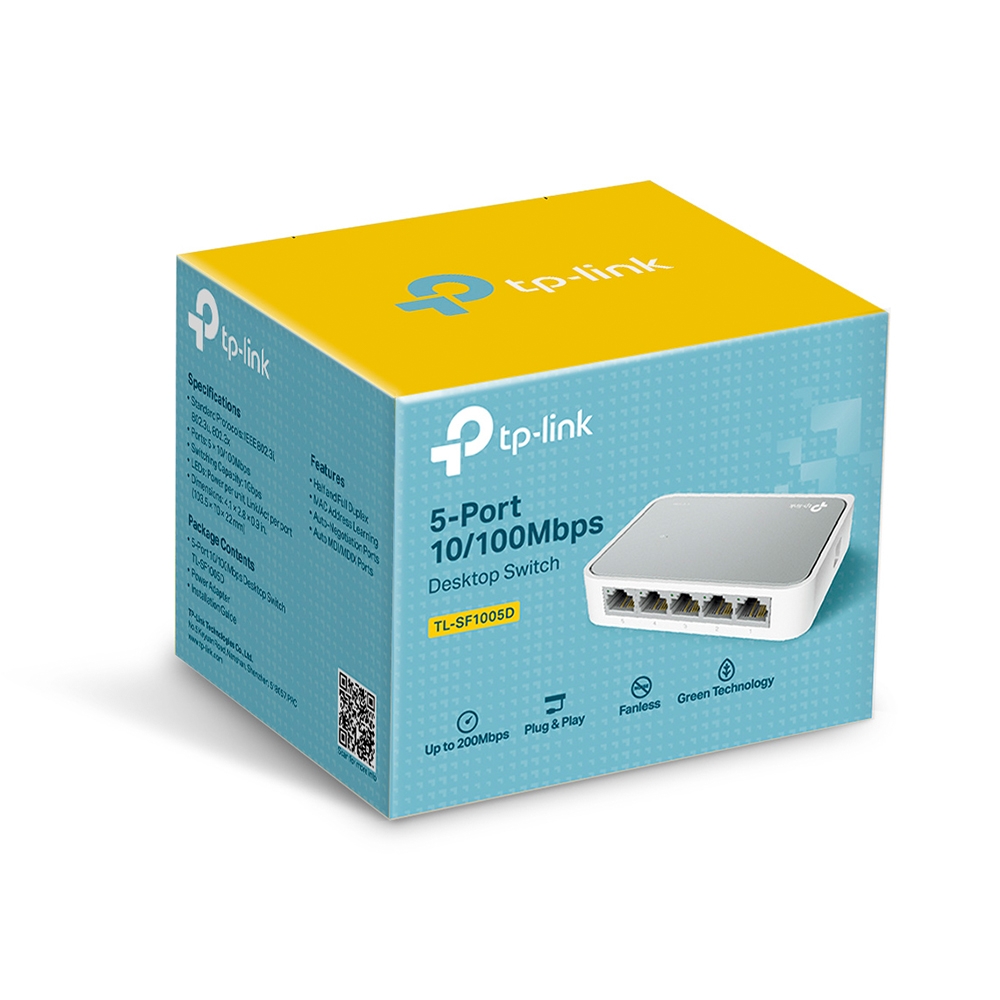 Bộ Chia Mạng Để Bàn 5 Cổng Tp-Link Tl-Sf1005D 4 Bộ Chia Mạng Để Bàn 5 Cổng Tp-Link Tl-Sf1005D
