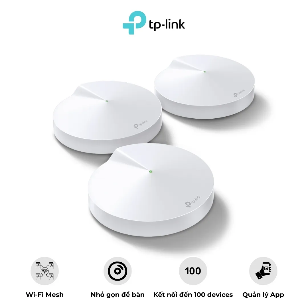 Bộ Phát Mesh Wifi TP-Link Deco M5 AC1300 - AKIA Smart Home