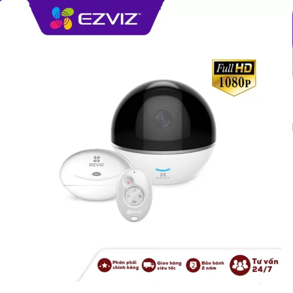 Camera Wifi Ezviz C6T 1080P, Tích Hợp Bộ Báo Động Và Điều Khiển (Cs-Cv248-A3-32Wmfr)