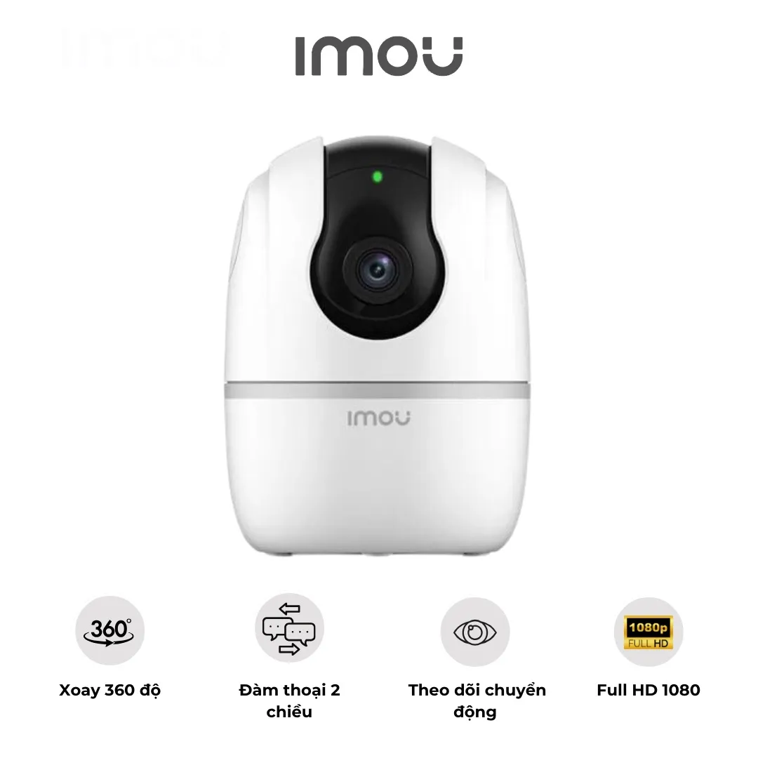 Camera IMOU A2 trong nhà xoay 360 độ - bản 2MP