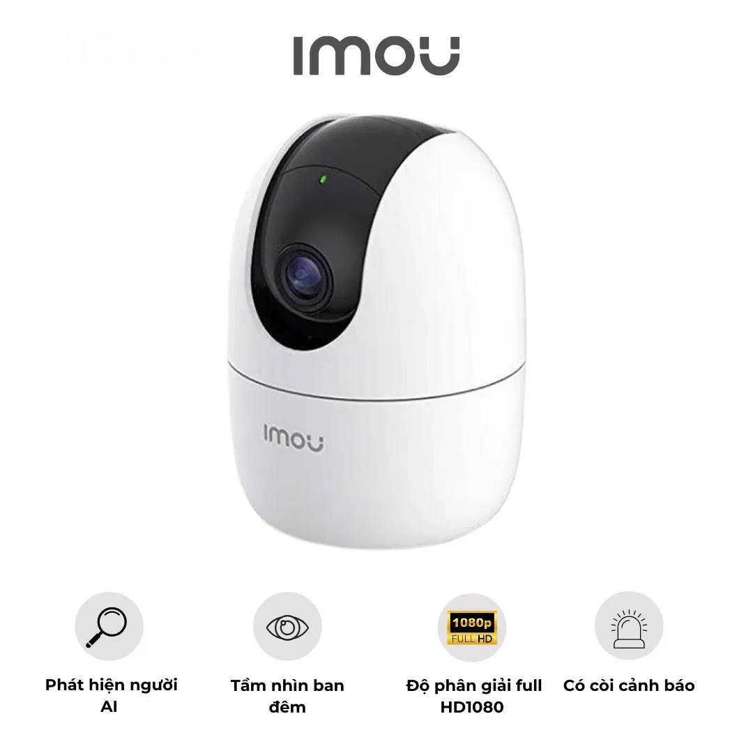 Camera IMOU Ranger 2 - Camera Wifi Trong Nhà Độ Nét Cao Xoay 355 độ - AKIA Smart Home