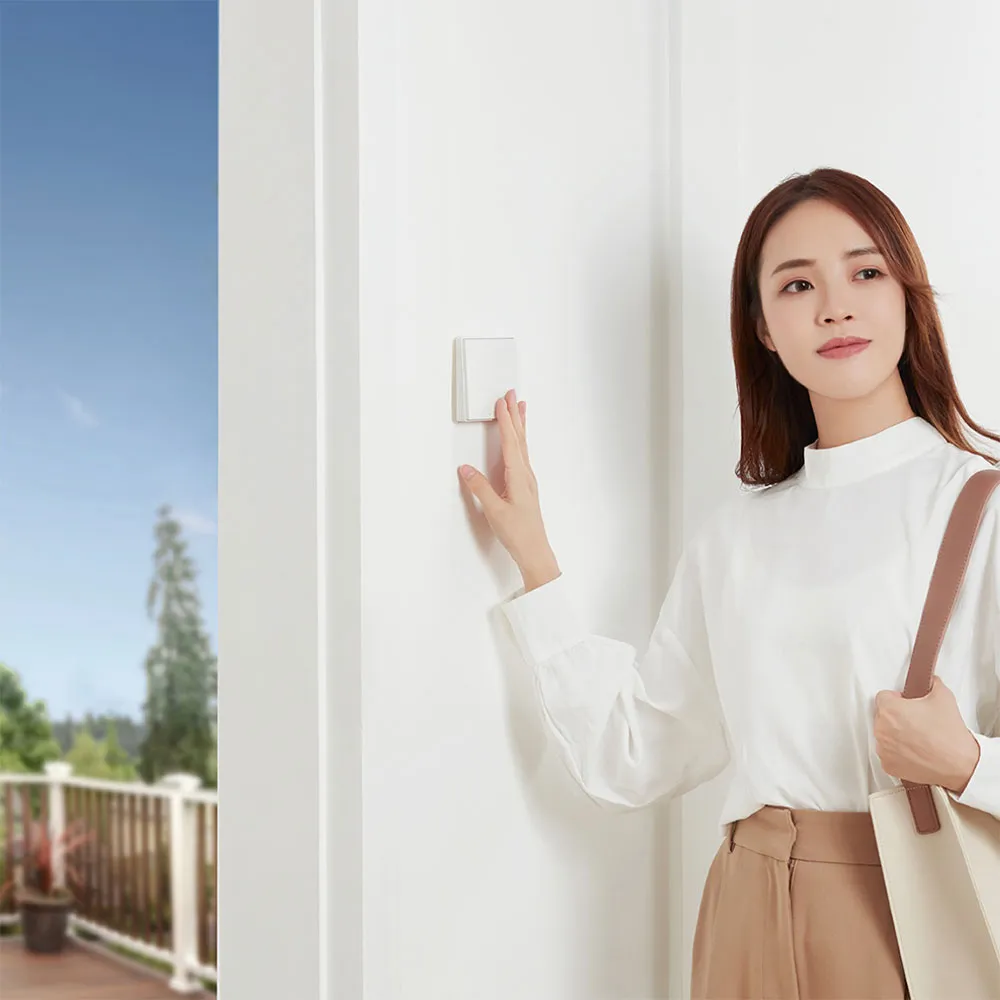 Công Tắc Vuông Thông Minh Aqara Zigbee D1 Và H1 18 Công Tắc Aqara H1 (Phiên Bản Không Dây) Có Thời Lượng Pin Lên Đến 5 Năm