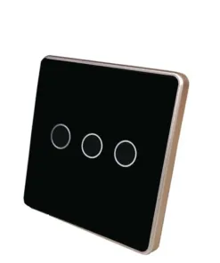 Công Tắc Tuya Zigbee 3.0 – 3 Nút – Đen – Cái | AKIA