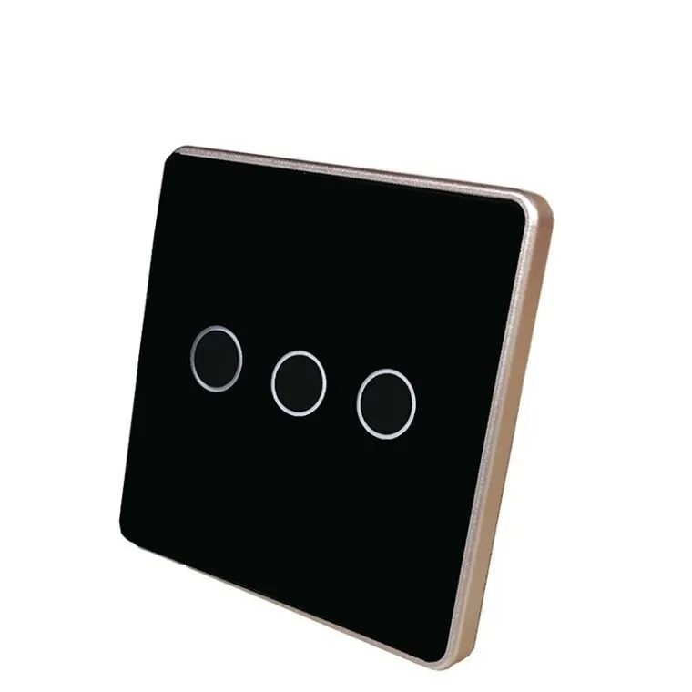 Công Tắc Tuya Zigbee 3.0 – 3 Nút – Đen – Cái - AKIA Smart Home