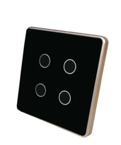 Công Tắc Tuya Zigbee 3.0 – 4 Nút – Đen | AKIA