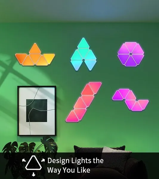Bộ Mở Rộng Cho Đèn Led Dán Tường Yeelight Smart Light Panels Extension 7 Bộ Mở Rộng Cho Đèn Led Dán Tường Yeelight Smart Light Panels Extension