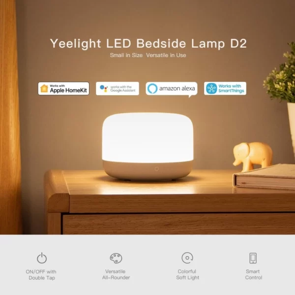 Đèn Ngủ Yeelight Led Bedside Lamp D2 - Đèn Thông Minh Đổi Màu