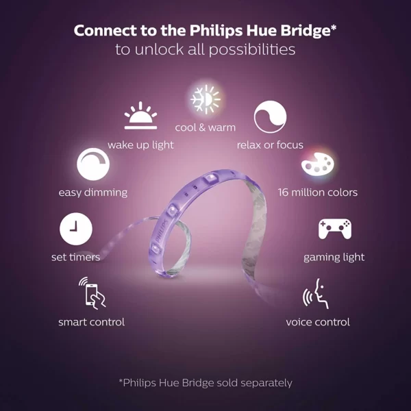 Đèn Led Dây Philips Hue Lightstrip Plus - Base Kit