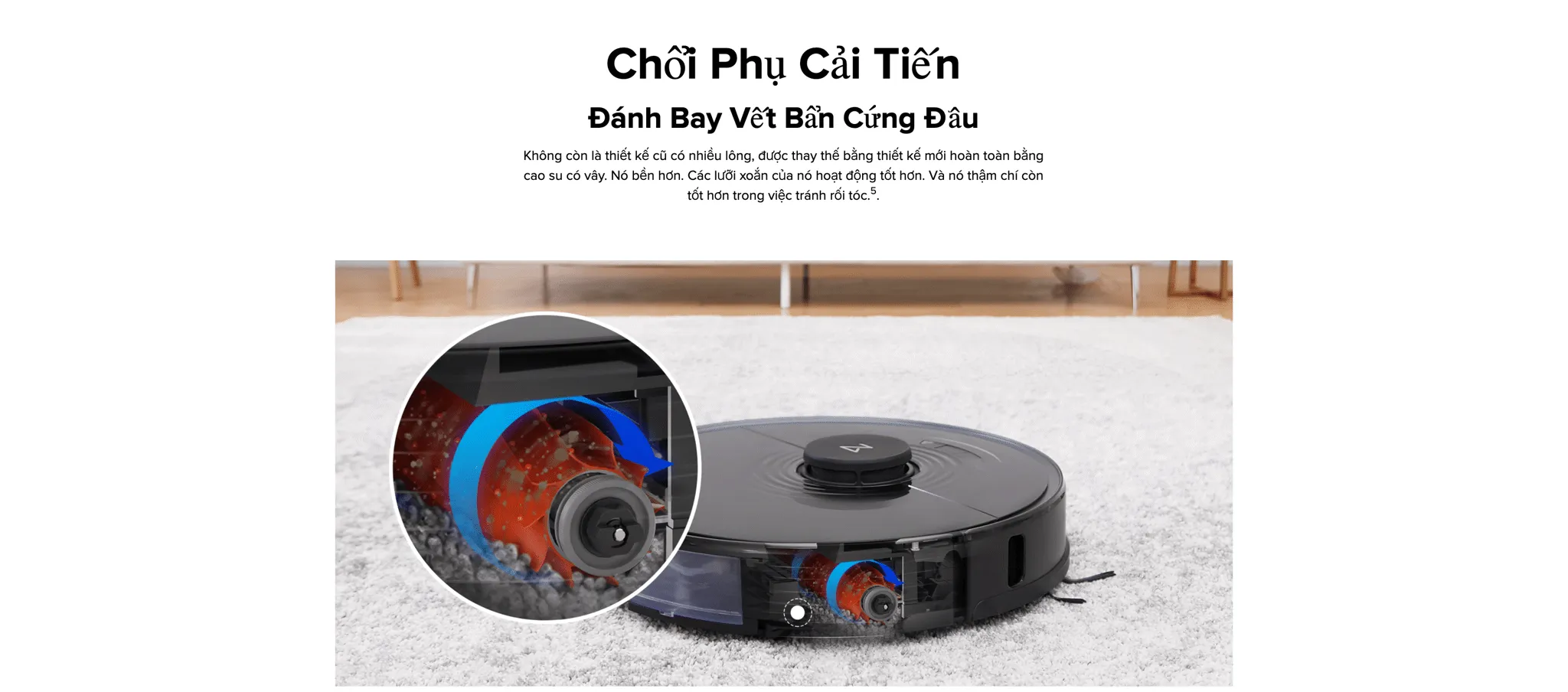 Robot Hút Bụi Lau Nhà Roborock S7 - Thảm Lau Rung Sonic - Màu Đen 4 Robot Hút Bụi Lau Nhà Roborock S7 - Thảm Lau Rung Sonic - Màu Đen