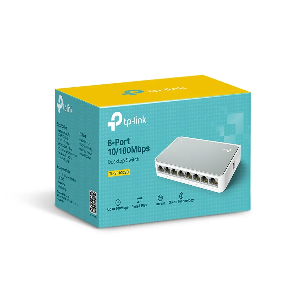 Bộ Chia Mạng Để Bàn 8 Cổng TP-Link TL-SF1008D - AKIA Smart Home