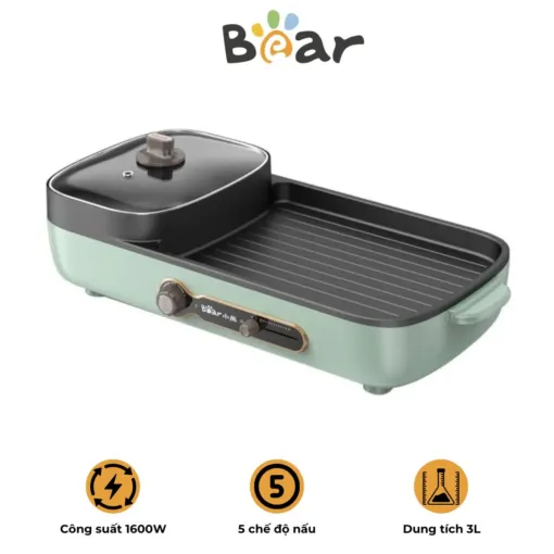 Bếp nướng và lẩu đa năng Bear DKL-C15G1