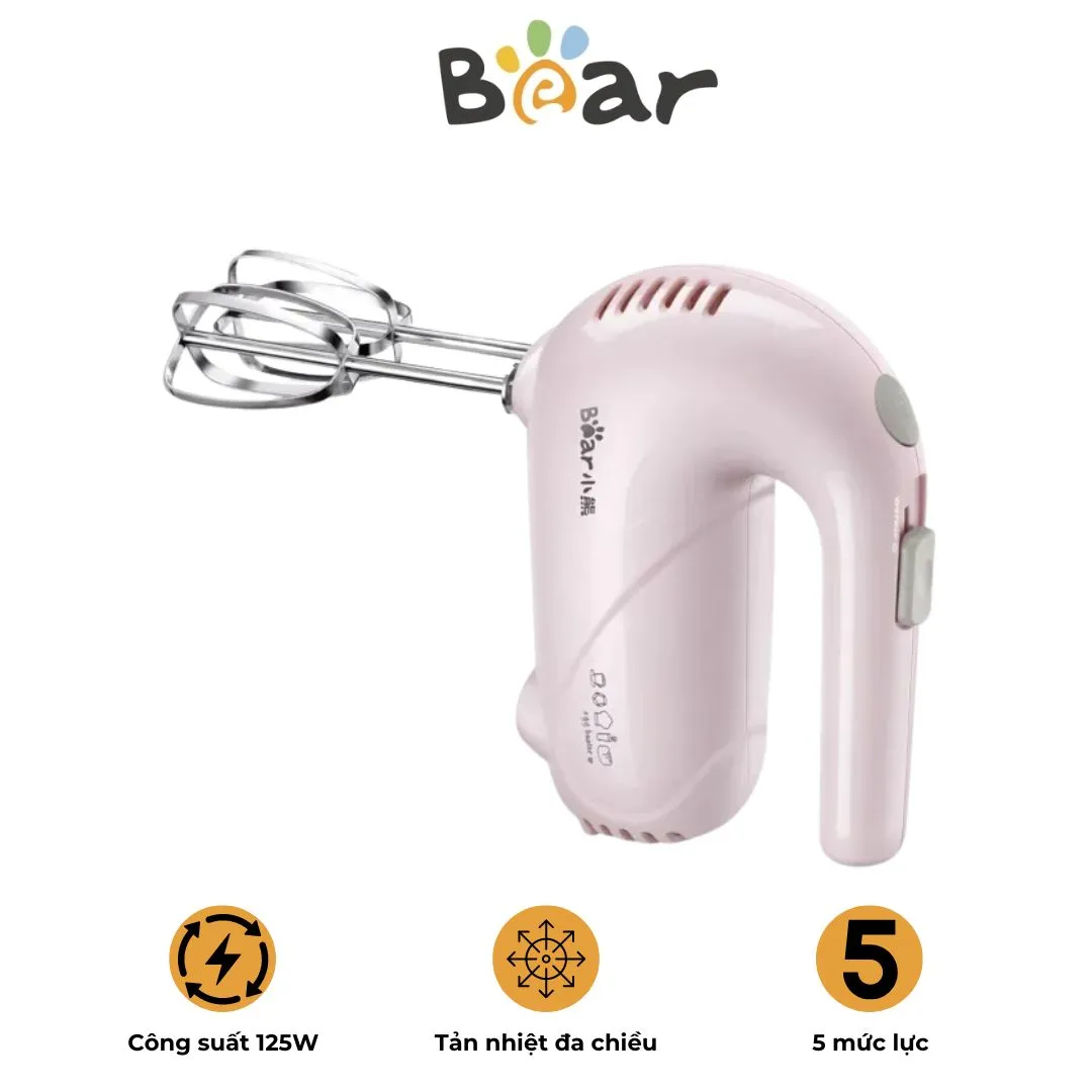 Máy đánh trứng và trộn thực phẩm cầm tay Bear DDQ-A01G1