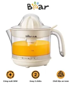 Máy vắt cam tự động Bear CZJ – A04B1 – Thiết kế cao cấp – Dung tích 400ml