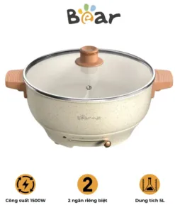 Nồi lẩu uyên ương Bear DHG-C50K1