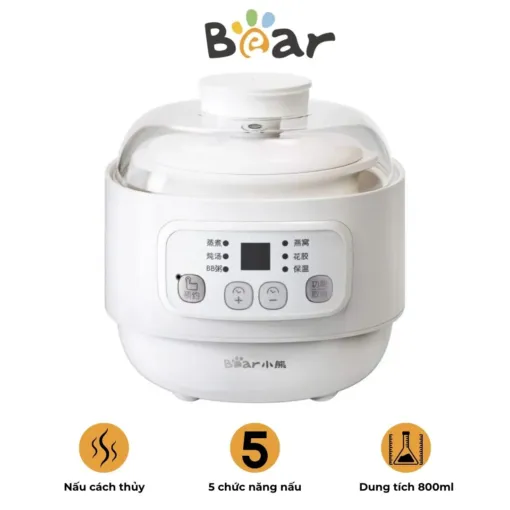 Nồi nấu chậm đa năng  Bear DDZ-A08T8