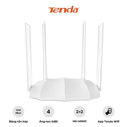 Router Wifi Tenda Ac5 V3, Chuẩn Ac1200