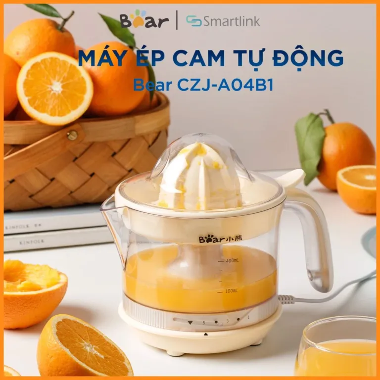 Máy vắt cam tự động Bear CZJ – A04B1 – Thiết kế cao cấp – Dung tích 400ml | AKIA