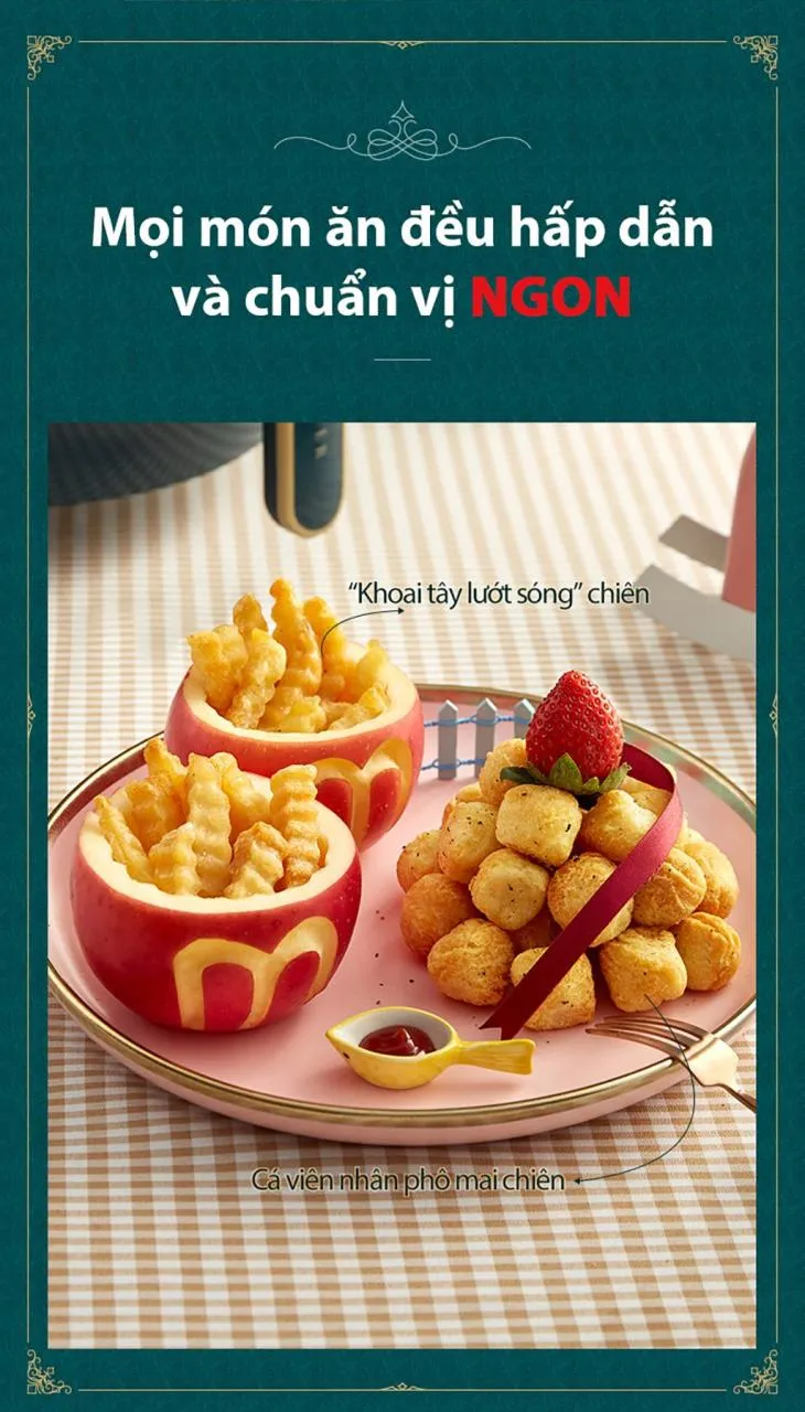 Nồi Chiên Không Dầu Bear Qzg-A14D1 Nồi Chiên Không Dầu Bear Qzg-A14D1