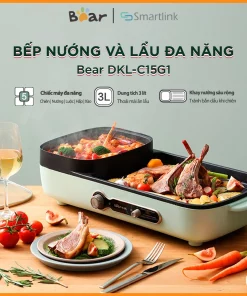 Bếp Nướng Và Lẩu Đa Năng Bear Dkl-C15G1