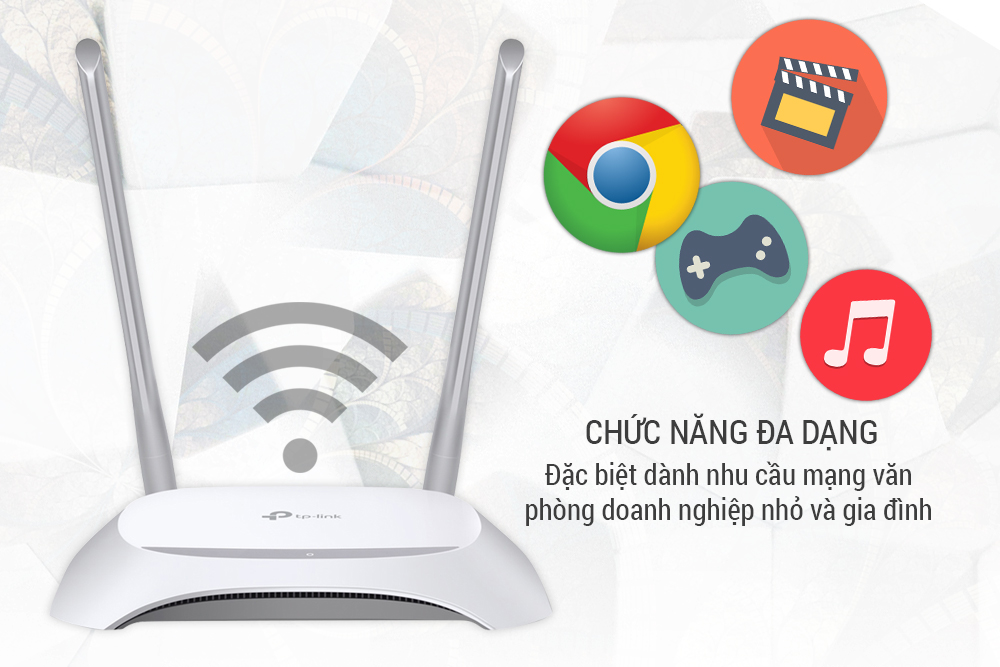 Thiết Bị Định Tuyến Tp-Link 300M, 2.4 Ghz, Tl-Wr840N 3 Thiết Bị Định Tuyến Tp-Link 300M, 2.4 Ghz, Tl-Wr840N