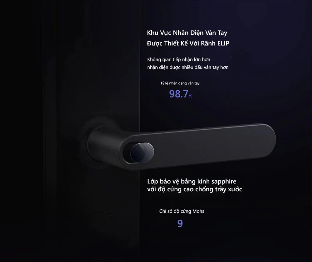 Khoá Thông Minh Xiaomi Smart Door Lock - Akia Smart Home
