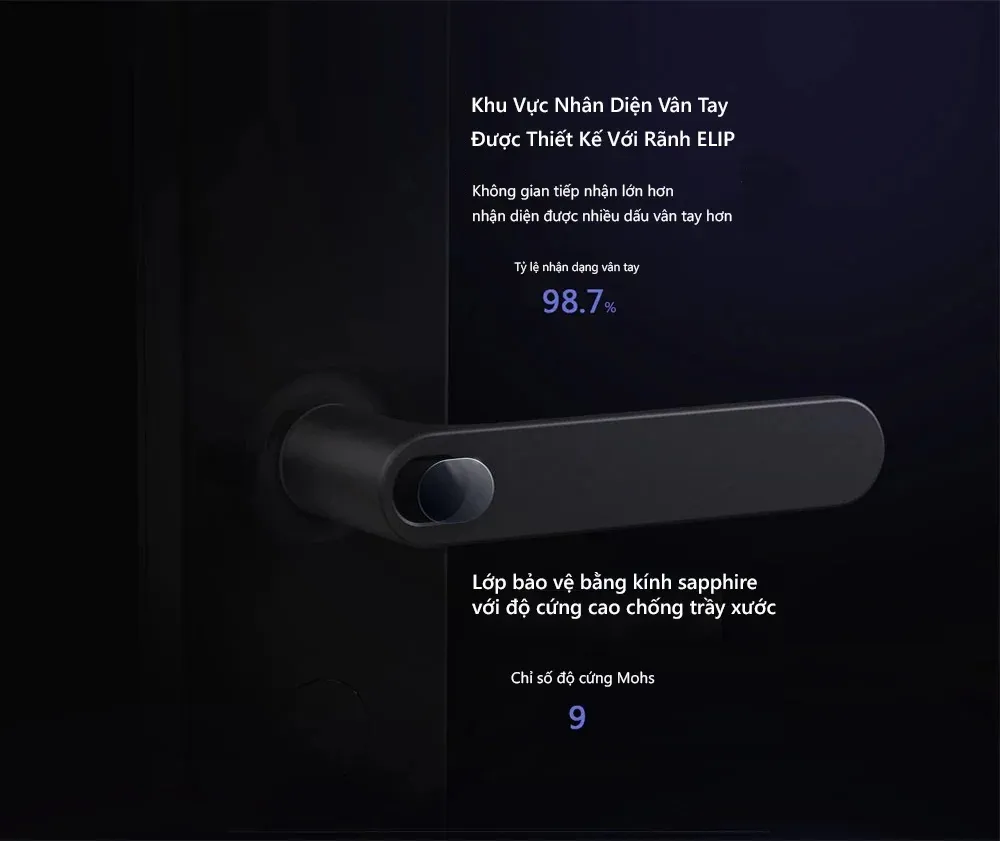 Khoá Thông Minh Xiaomi Smart Door Lock 2 Khoá Thông Minh Xiaomi Smart Door Lock - Akia Smart Home