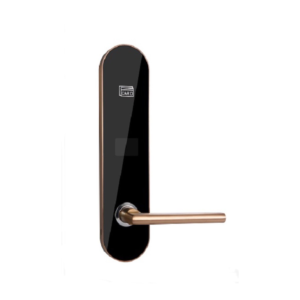 Khóa cửa thẻ từ khách sạn Laffer DSH605 - Dùng cho cửa gỗ - Màu đen đồngKhóa cửa thẻ từ khách sạn Laffer DSH605 - Dùng cho cửa gỗ - Màu đen đồng