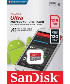 Thẻ nhớ MicroSDHC SanDisk Ultra A1 120MB/s 128GB