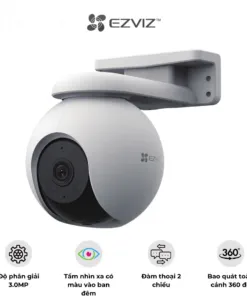 Camera EZVIZ Wifi Ngoài Trời H8 3MP