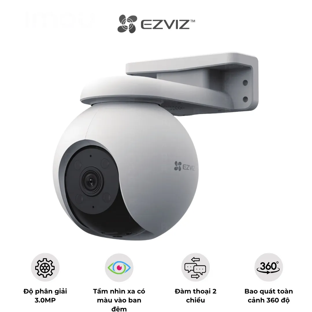 Camera EZVIZ Wifi Ngoài Trời H8 3MP