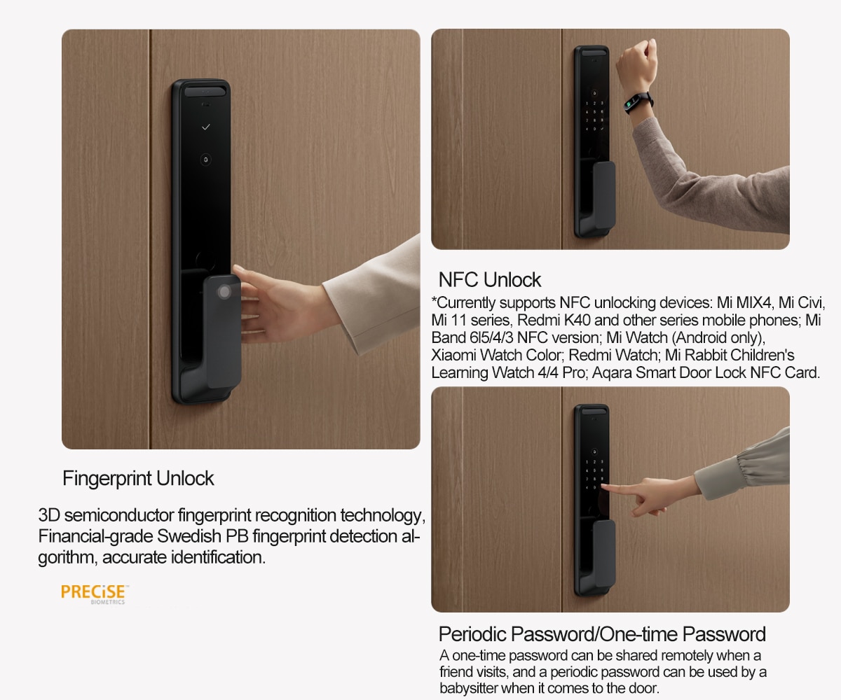 Khoá Thông Minh Xiaomi Smart Door Lock X - Nhận Diện Khuôn Mặt