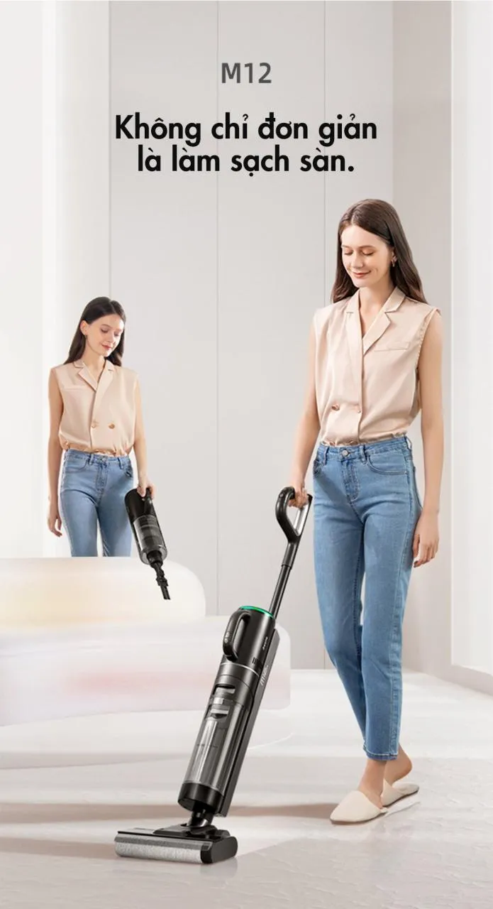 Máy Lau Sàn Kiêm Hút Bụi Cầm Tay Dreame M12 - Akia Smart Home Máy Lau Sàn Kiêm Hút Bụi Cầm Tay Dreame M12 - Akia Smart Home