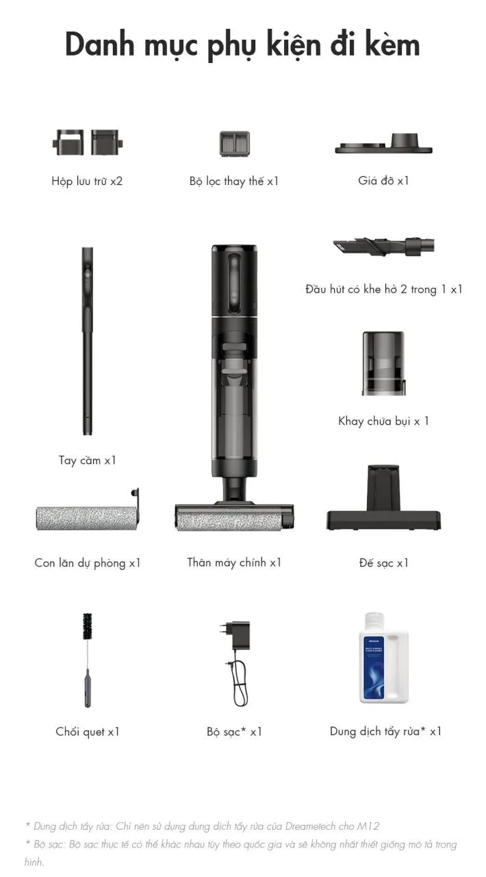 Máy Lau Sàn Kiêm Hút Bụi Cầm Tay Dreame M12 22 Máy Lau Sàn Kiêm Hút Bụi Cầm Tay Dreame M12