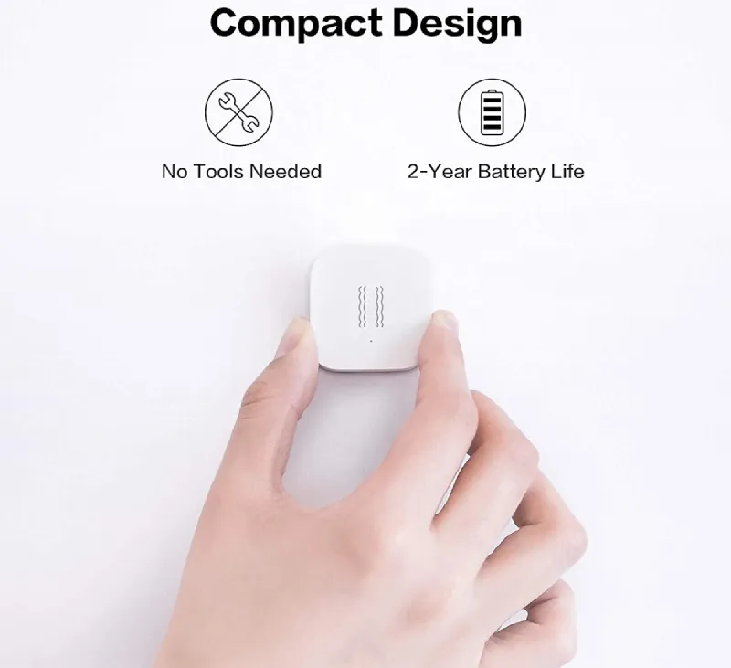 Cảm Biến Rung Aqara T1 Vb-S01D 12 Bạn Có Thể Dễ Dàng Điều Khiển Cảm Biến Rung Aqara Thông Qua Điện Thoại Thông Minh