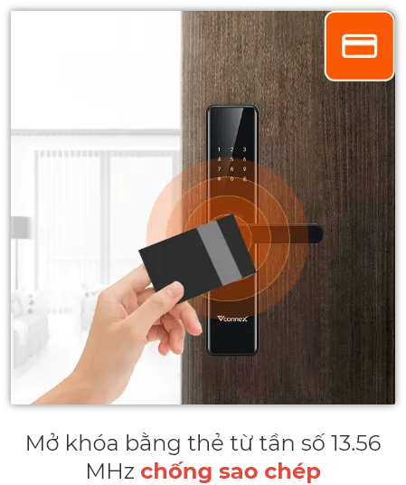 Khoá Vân Tay Thông Minh Vconnex - Cho Cửa Gỗ - Akia Smart Home Khoá Vân Tay Thông Minh Vconnex - Cho Cửa Gỗ - Akia Smart Home