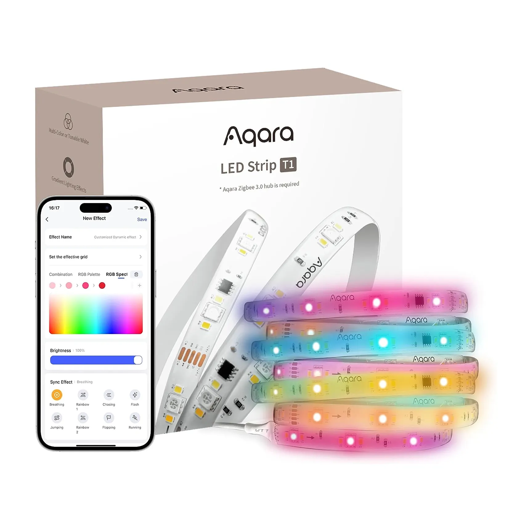 Đèn LED dây Aqara LED Strip T1 RGB CCT - AKIA Smart Home