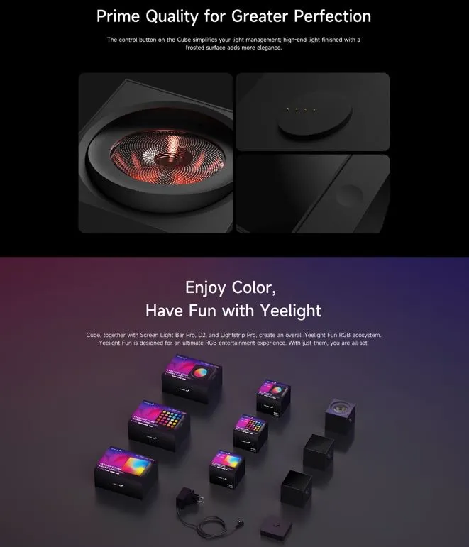Đèn Thông Minh Yeelight Cube Smart Lamp 12 Đèn Thông Minh Yeelight Cube Smart Lamp