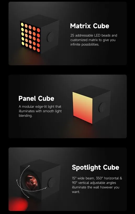 Đèn Thông Minh Yeelight Cube Smart Lamp 11 Đèn Thông Minh Yeelight Cube Smart Lamp