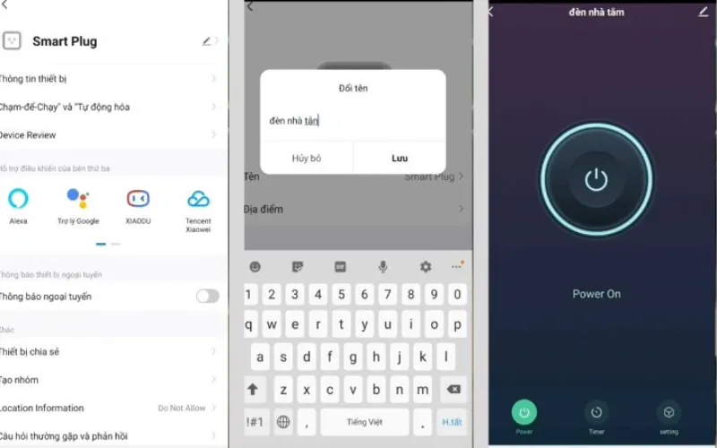 4 Bước Sử Dụng Ổ Cắm Điện Thông Minh Nhanh Chóng, Đơn Giản 14 Đổi Tên Thiết Bị Để Dễ Phân Biệt Trong Trường Hợp Sử Dụng Nhiều Ổ Cắm Cùng Lúc