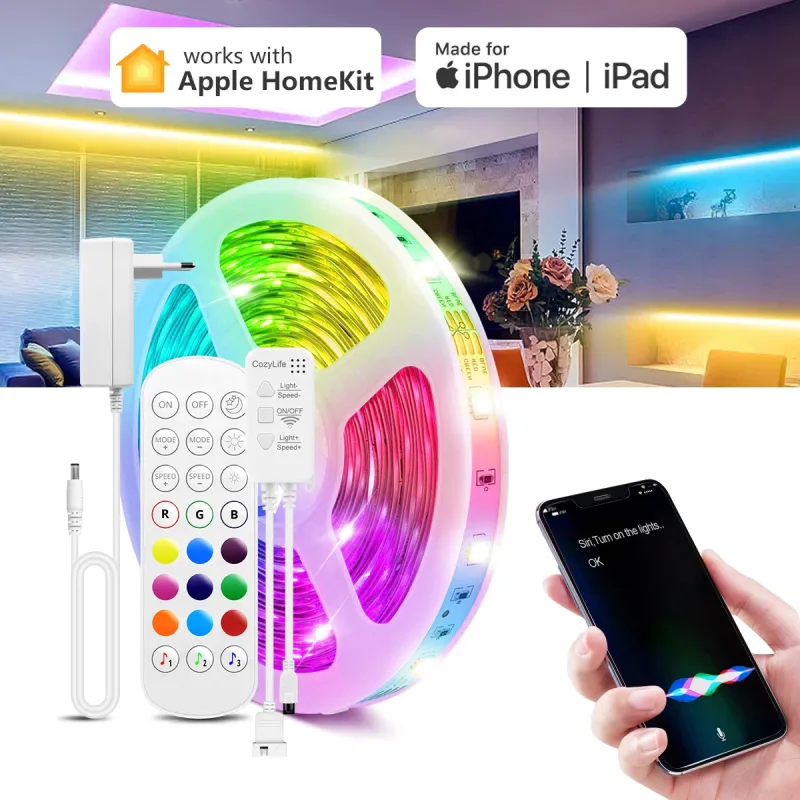 Đèn Trần Yeelight Arwen 450C Và 550C 8 Hệ Thống Chiếu Sáng Tương Thích Với Apple Homekit