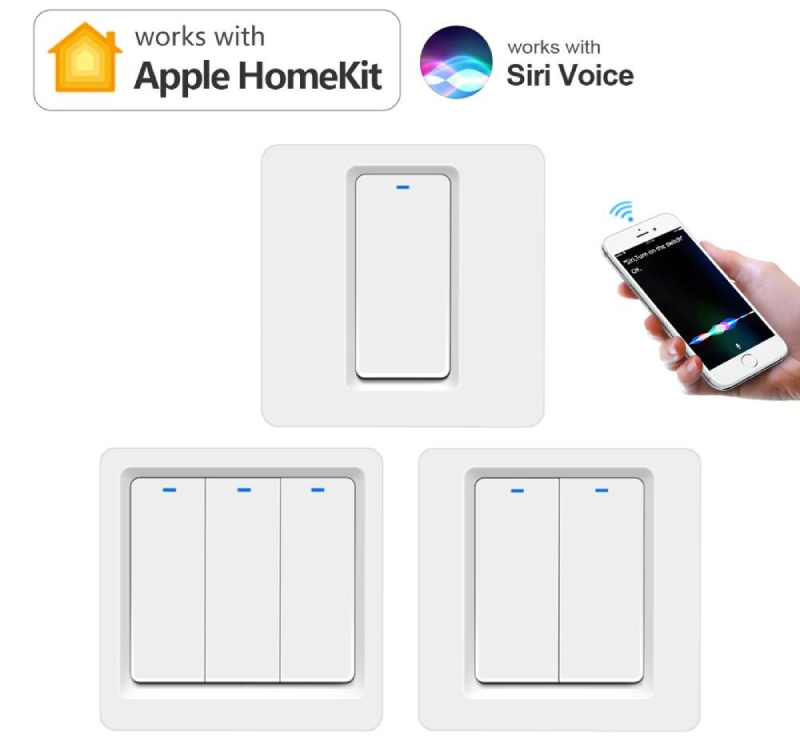 Hệ thống công tắc tương thích với Apple HomeKit
