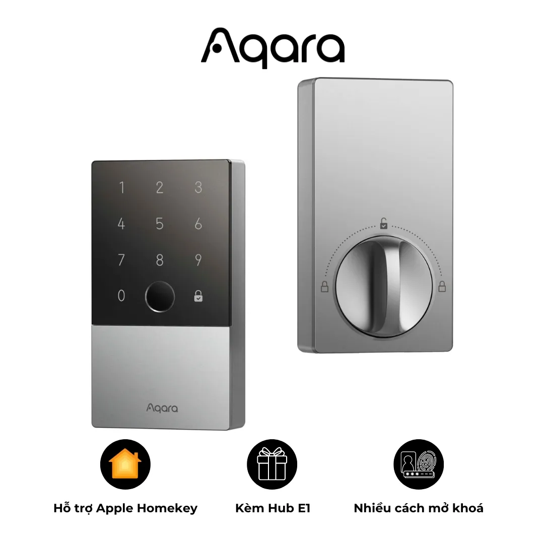 Khoá cửa từ thông minh Aqara U100 hỗ trợ Matter